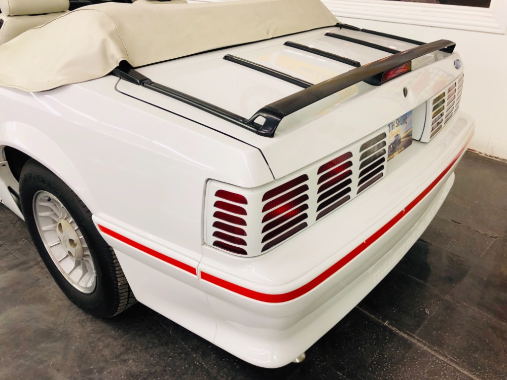 Used 1987 Ford Mustang -GT CONVERTIBLE TRIPLE WHITE ONLY 17k MILES-VIDEO | Mundelein, IL