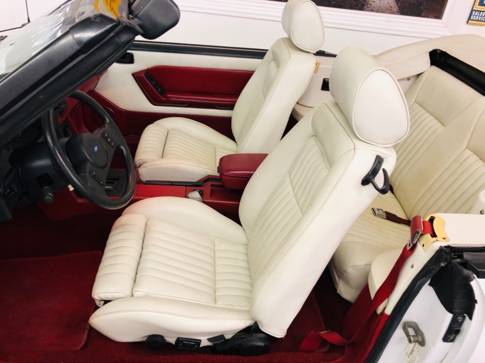Used 1987 Ford Mustang -GT CONVERTIBLE TRIPLE WHITE ONLY 17k MILES-VIDEO | Mundelein, IL