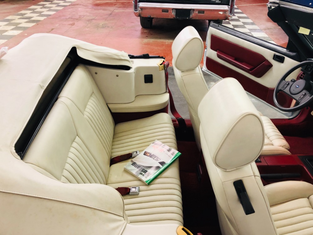 Used 1987 Ford Mustang -GT CONVERTIBLE TRIPLE WHITE ONLY 17k MILES-VIDEO | Mundelein, IL