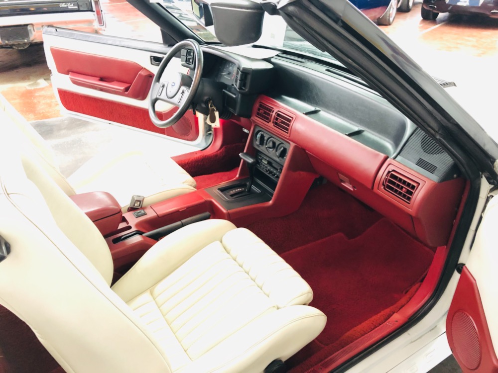 Used 1987 Ford Mustang -GT CONVERTIBLE TRIPLE WHITE ONLY 17k MILES-VIDEO | Mundelein, IL
