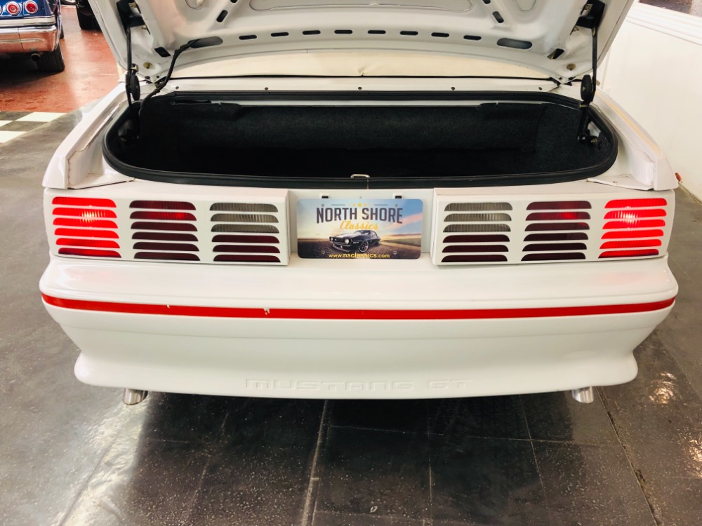 Used 1987 Ford Mustang -GT CONVERTIBLE TRIPLE WHITE ONLY 17k MILES-VIDEO | Mundelein, IL