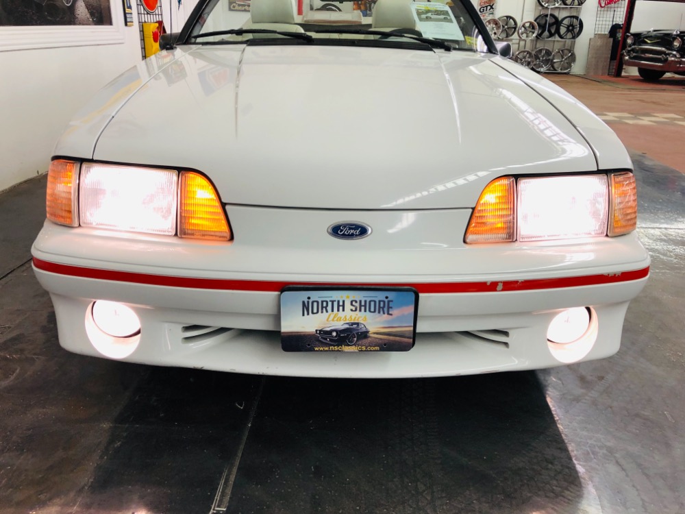Used 1987 Ford Mustang -GT CONVERTIBLE TRIPLE WHITE ONLY 17k MILES-VIDEO | Mundelein, IL