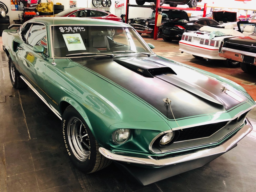 Used 1969 Ford Mustang -MACH 1-MARTI REPORT- NUMBERS MATCHING 351 WINDSOR 290 HP- 2OWNER-VIDEO | Mundelein, IL