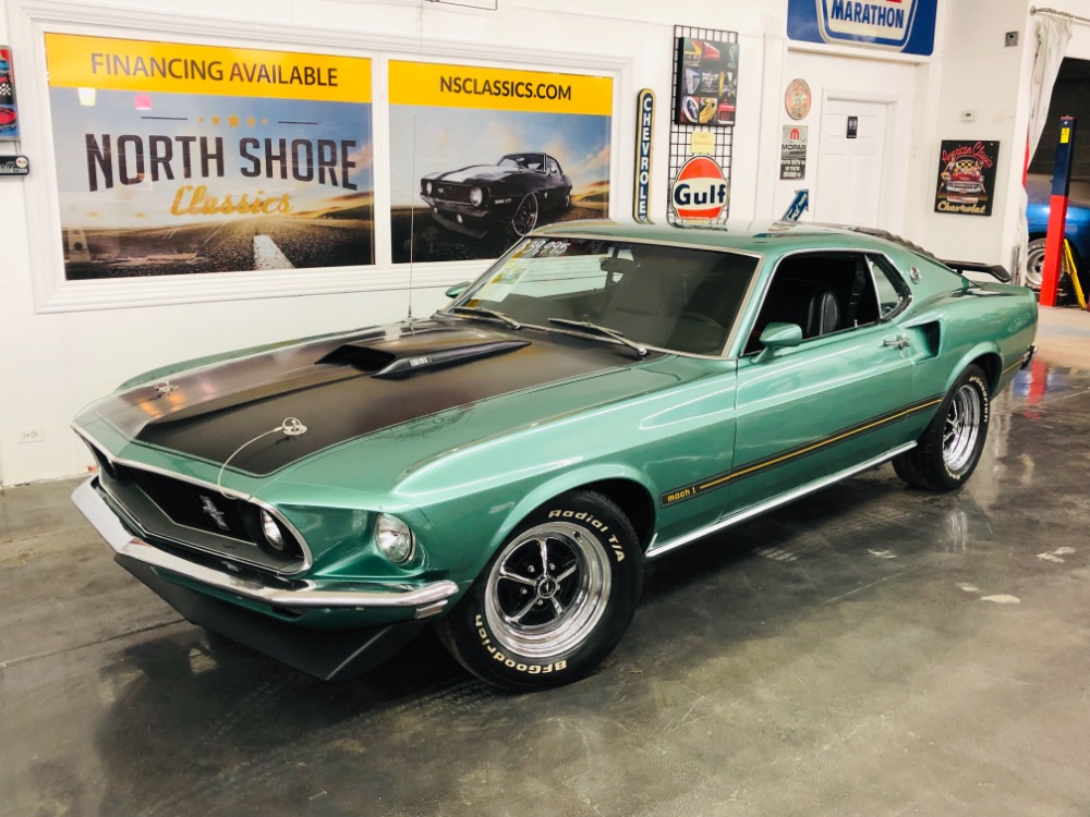 Used 1969 Ford Mustang -MACH 1-MARTI REPORT- NUMBERS MATCHING 351 WINDSOR 290 HP- 2OWNER-VIDEO | Mundelein, IL