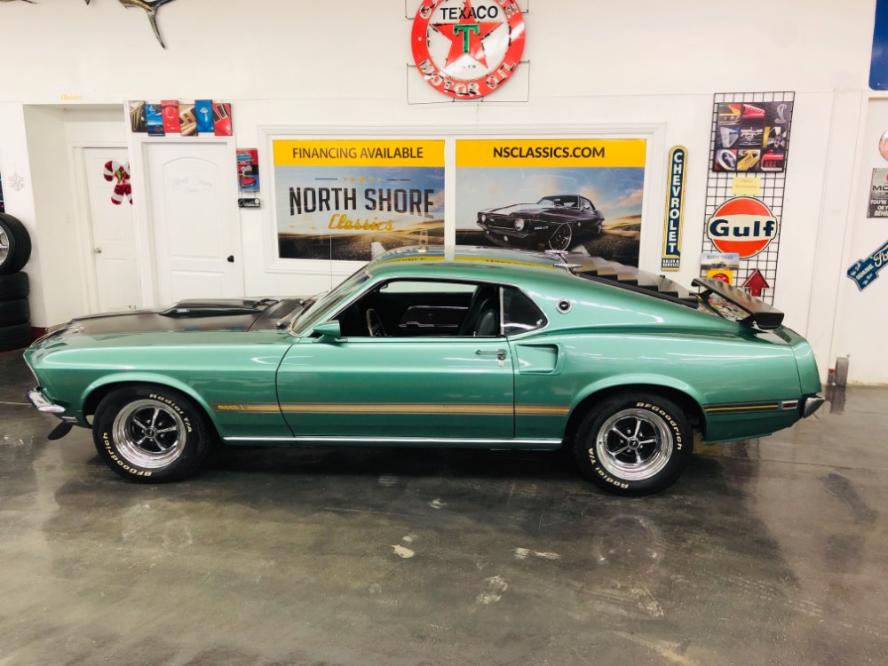 Used 1969 Ford Mustang -MACH 1-MARTI REPORT- NUMBERS MATCHING 351 WINDSOR 290 HP- 2OWNER-VIDEO | Mundelein, IL