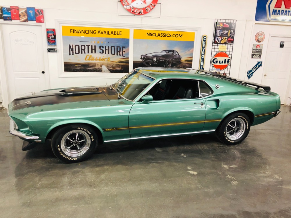 Used 1969 Ford Mustang -MACH 1-MARTI REPORT- NUMBERS MATCHING 351 WINDSOR 290 HP- 2OWNER-VIDEO | Mundelein, IL