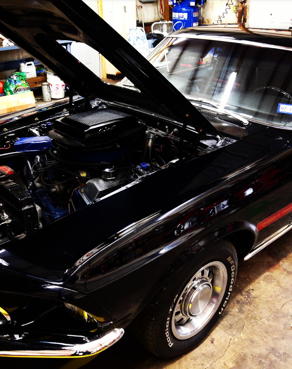 Used 1969 Ford Mustang -MACH 1-FACTORY R CODE COBRA JET 428-DULUXE MARTI REPORT | Mundelein, IL