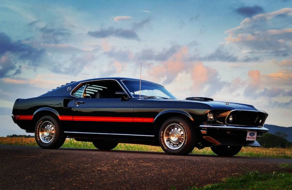 Used 1969 Ford Mustang -MACH 1-FACTORY R CODE COBRA JET 428-DULUXE MARTI REPORT | Mundelein, IL