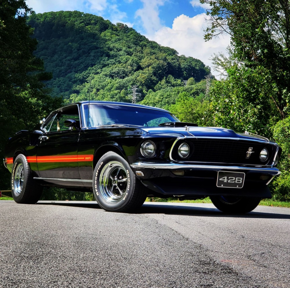 1969 Ford Mustang -MACH 1-FACTORY R CODE COBRA JET 428-DULUXE MARTI ...