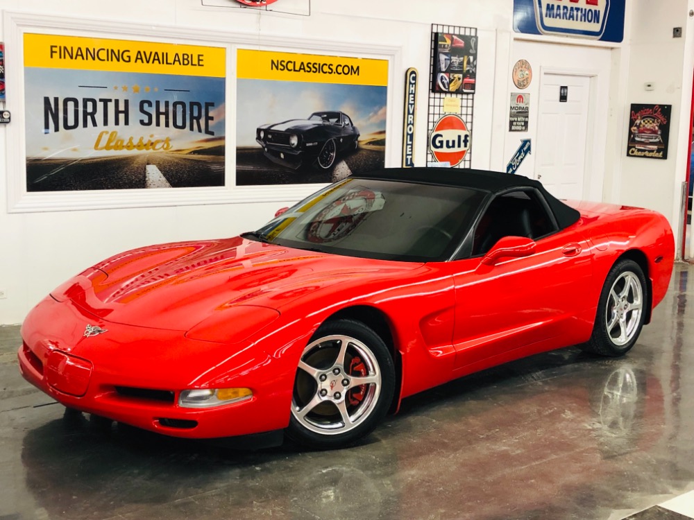 Used 2003 Chevrolet Corvette -CONVERTIBLE-LOW MILES-ROADSTER-LS1-AUTO-TORCH RED-MSRP OVER 50K- | Mundelein, IL