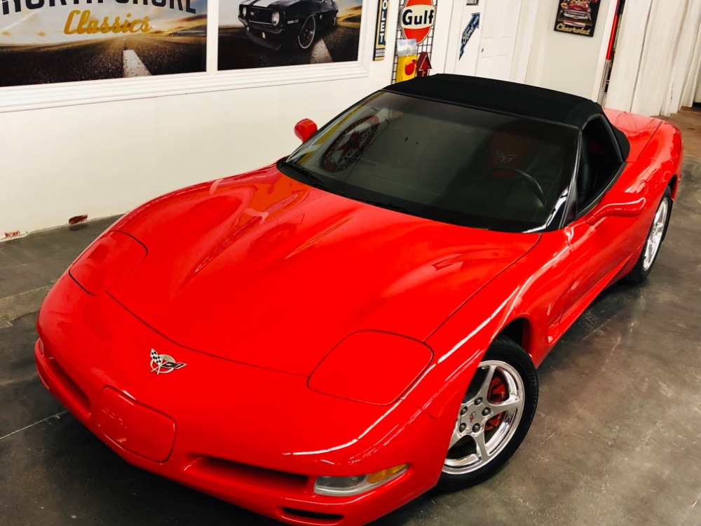 Used 2003 Chevrolet Corvette -CONVERTIBLE-LOW MILES-ROADSTER-LS1-AUTO-TORCH RED-MSRP OVER 50K- | Mundelein, IL