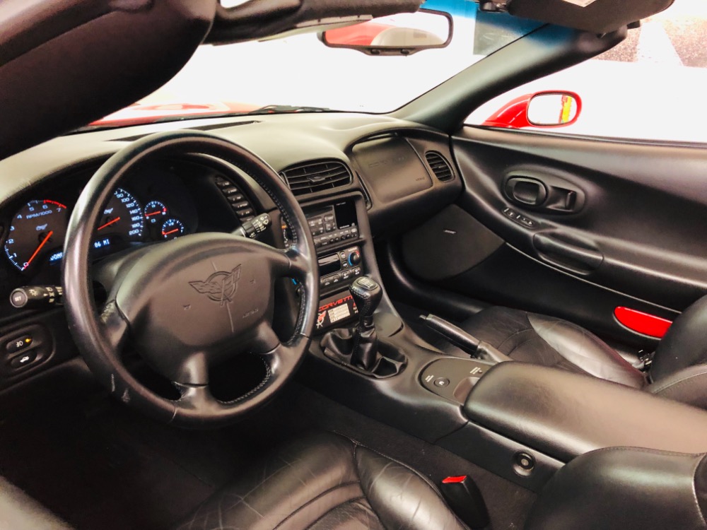 Used 2003 Chevrolet Corvette -CONVERTIBLE-LOW MILES-ROADSTER-LS1-AUTO-TORCH RED-MSRP OVER 50K- | Mundelein, IL