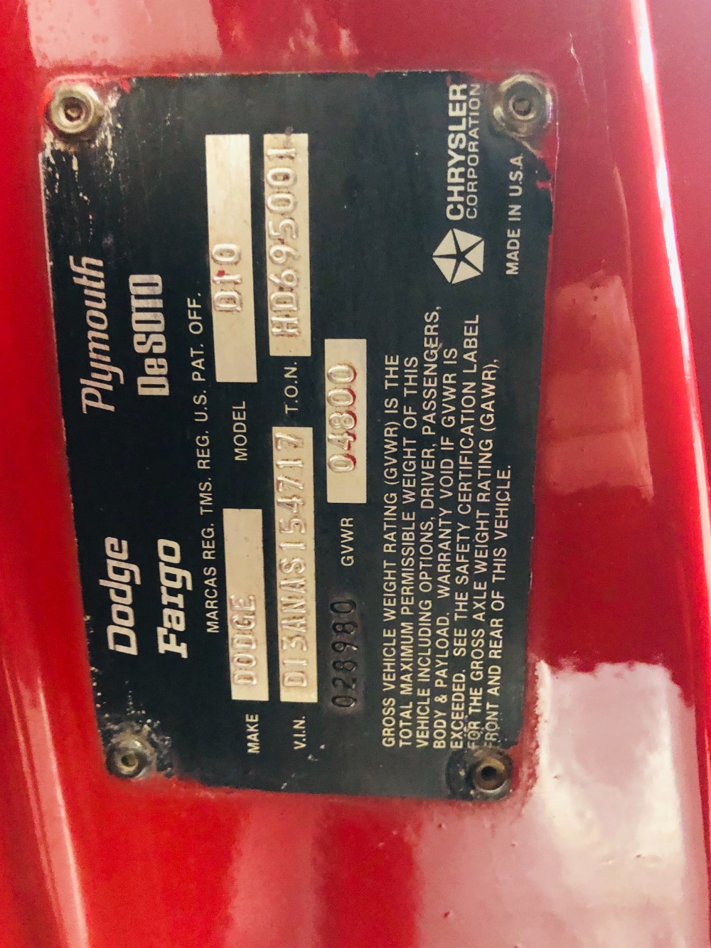 Used 1980 Dodge Pickup -1/2 TON- Lil Red Express Tribute - | Mundelein, IL