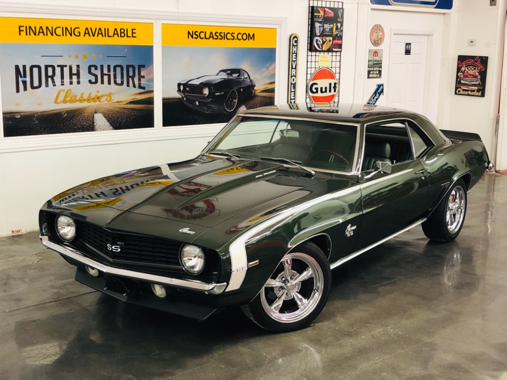 Used 1969 Chevrolet Camaro -RESTORED-BB 396/4 SPD MANUAL TRANS-PS PB-FOREST GREEN-CLASSY-VIDEO | Mundelein, IL