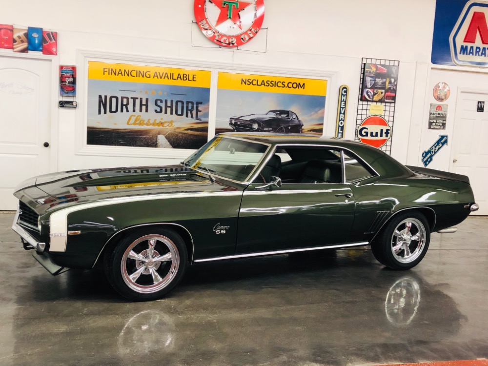 Used 1969 Chevrolet Camaro -RESTORED-BB 396/4 SPD MANUAL TRANS-PS PB-FOREST GREEN-CLASSY-VIDEO | Mundelein, IL