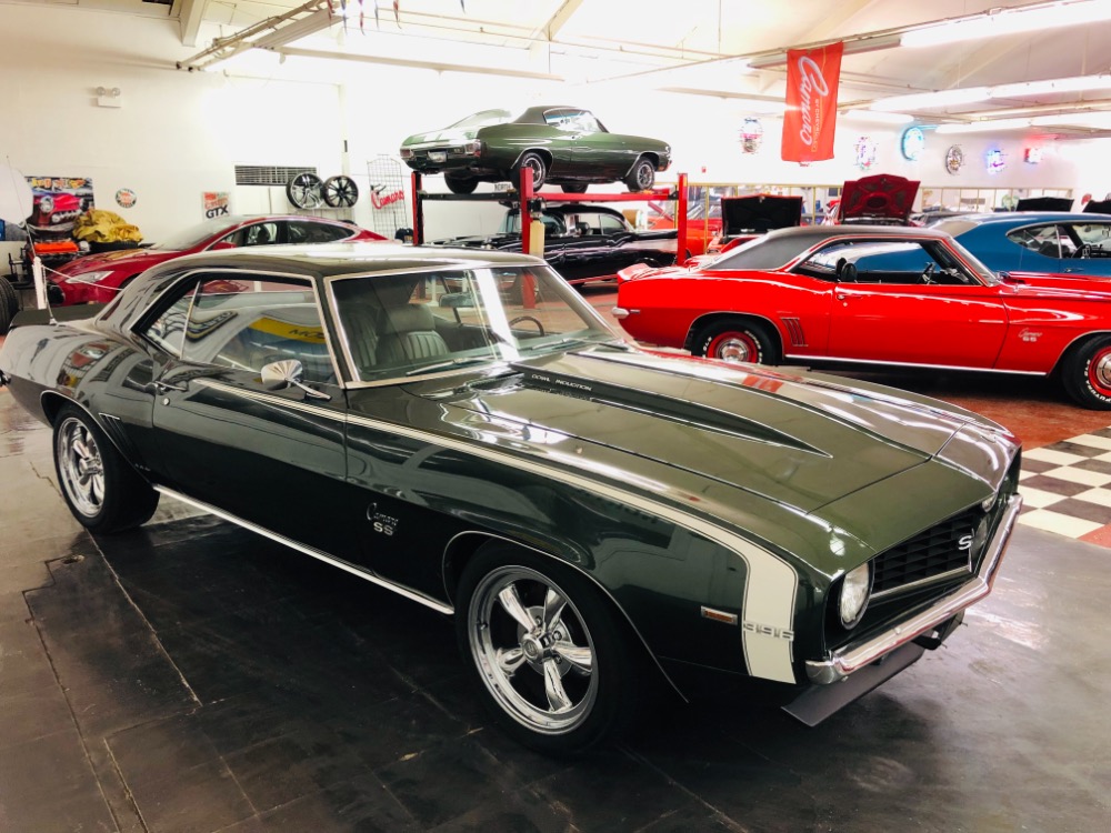 Used 1969 Chevrolet Camaro -RESTORED-BB 396/4 SPD MANUAL TRANS-PS PB-FOREST GREEN-CLASSY-VIDEO | Mundelein, IL