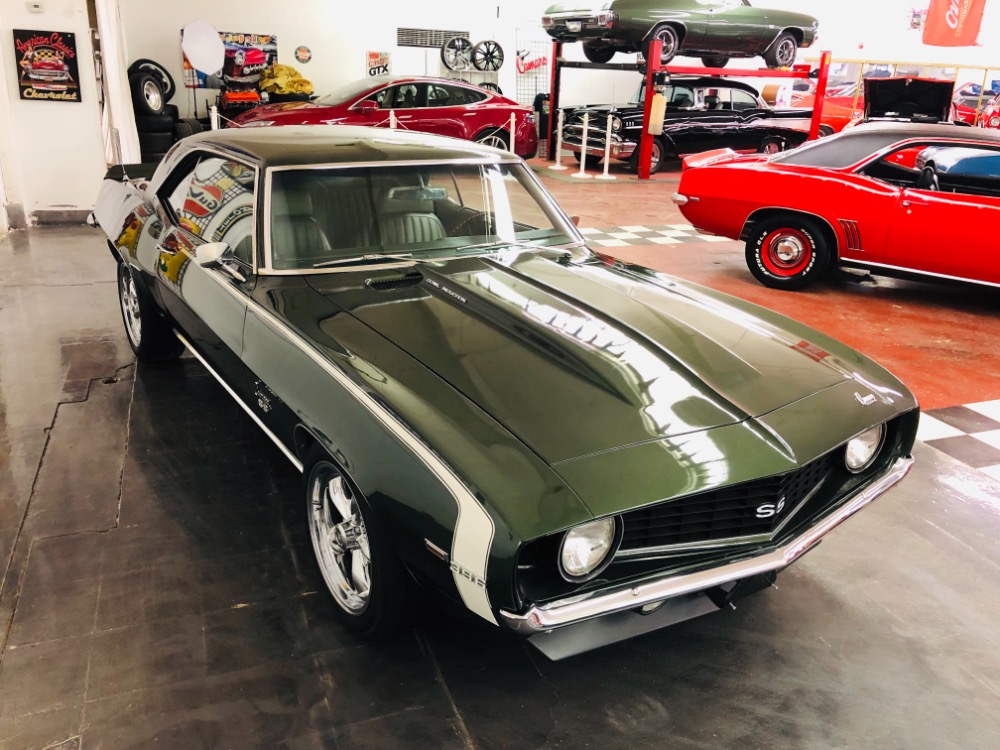 Used 1969 Chevrolet Camaro -RESTORED-BB 396/4 SPD MANUAL TRANS-PS PB-FOREST GREEN-CLASSY-VIDEO | Mundelein, IL