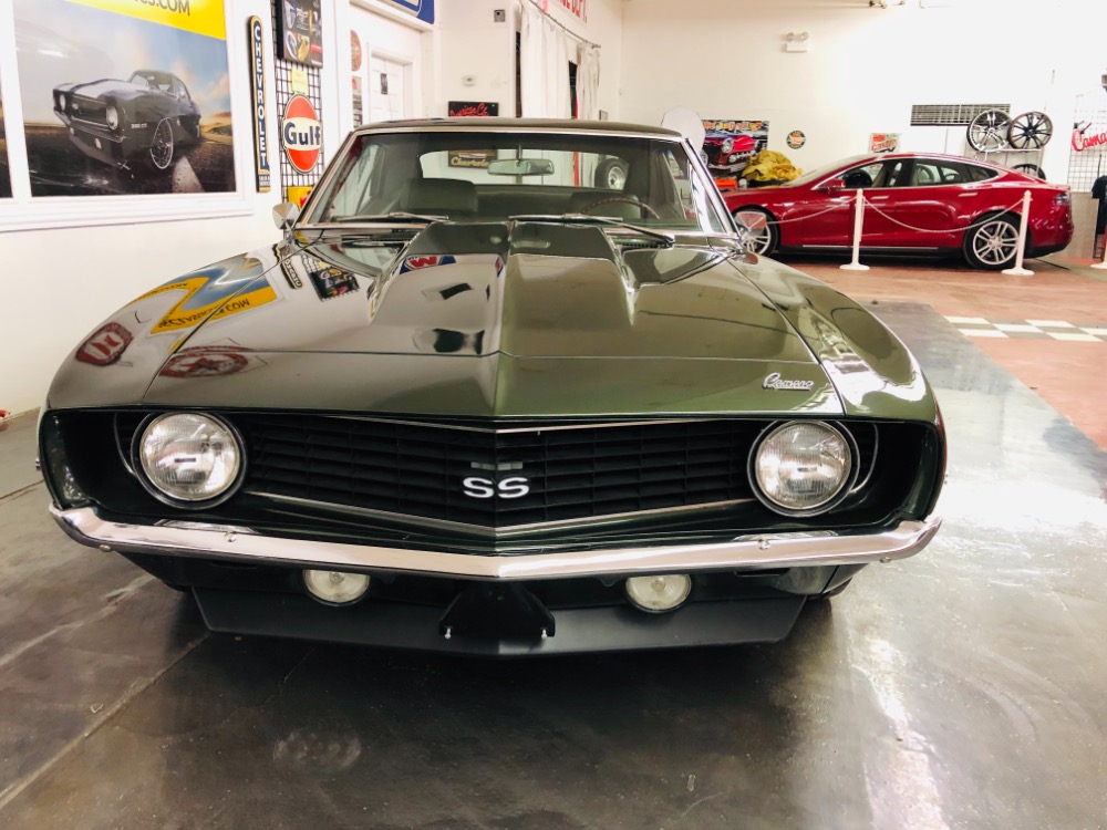 Used 1969 Chevrolet Camaro -RESTORED-BB 396/4 SPD MANUAL TRANS-PS PB-FOREST GREEN-CLASSY-VIDEO | Mundelein, IL