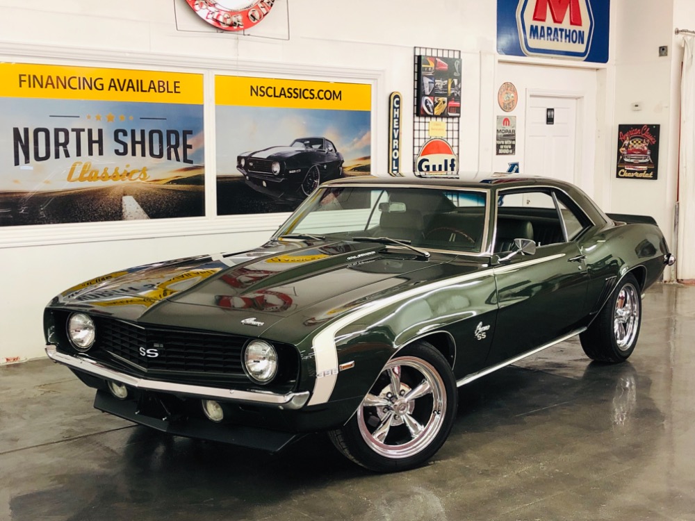 Used 1969 Chevrolet Camaro -RESTORED-BB 396/4 SPD MANUAL TRANS-PS PB-FOREST GREEN-CLASSY-VIDEO | Mundelein, IL