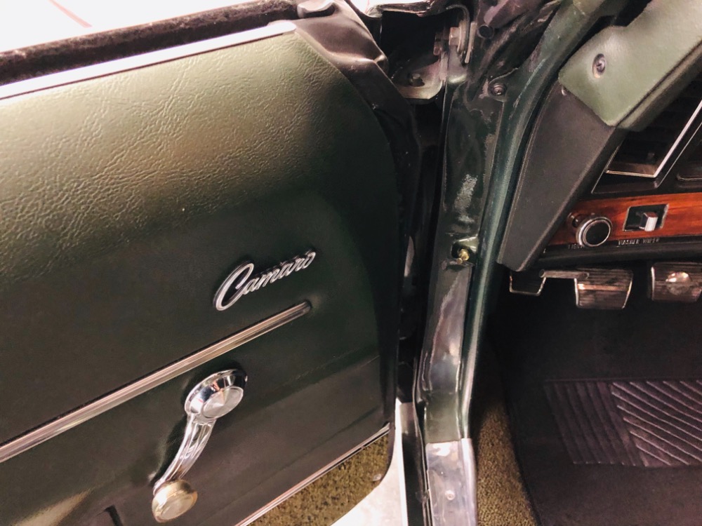 Used 1969 Chevrolet Camaro -RESTORED-BB 396/4 SPD MANUAL TRANS-PS PB-FOREST GREEN-CLASSY-VIDEO | Mundelein, IL