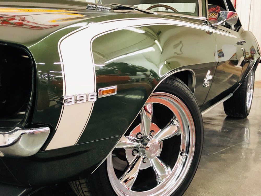 Used 1969 Chevrolet Camaro -RESTORED-BB 396/4 SPD MANUAL TRANS-PS PB-FOREST GREEN-CLASSY-VIDEO | Mundelein, IL