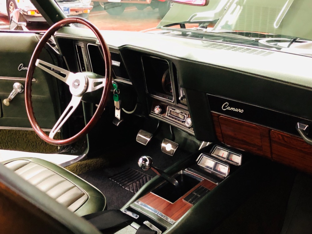 Used 1969 Chevrolet Camaro -RESTORED-BB 396/4 SPD MANUAL TRANS-PS PB-FOREST GREEN-CLASSY-VIDEO | Mundelein, IL