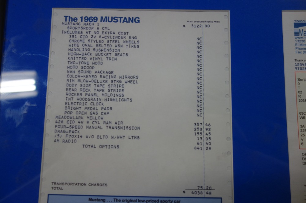 Used 1969 Ford Mustang -SUPER COBRA JET MACH 1 - ARIZONA CAR - RESTO INVESTMENT | Mundelein, IL