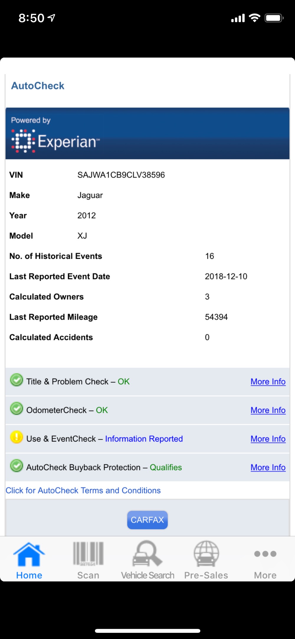 Used 2012 Jaguar XJ -NO HAGGLE BUY IT NOW PRICE-CHECK OUT PRICE-3 OWNER-CLEAN AUTO CHECK-VIDEO- | Mundelein, IL
