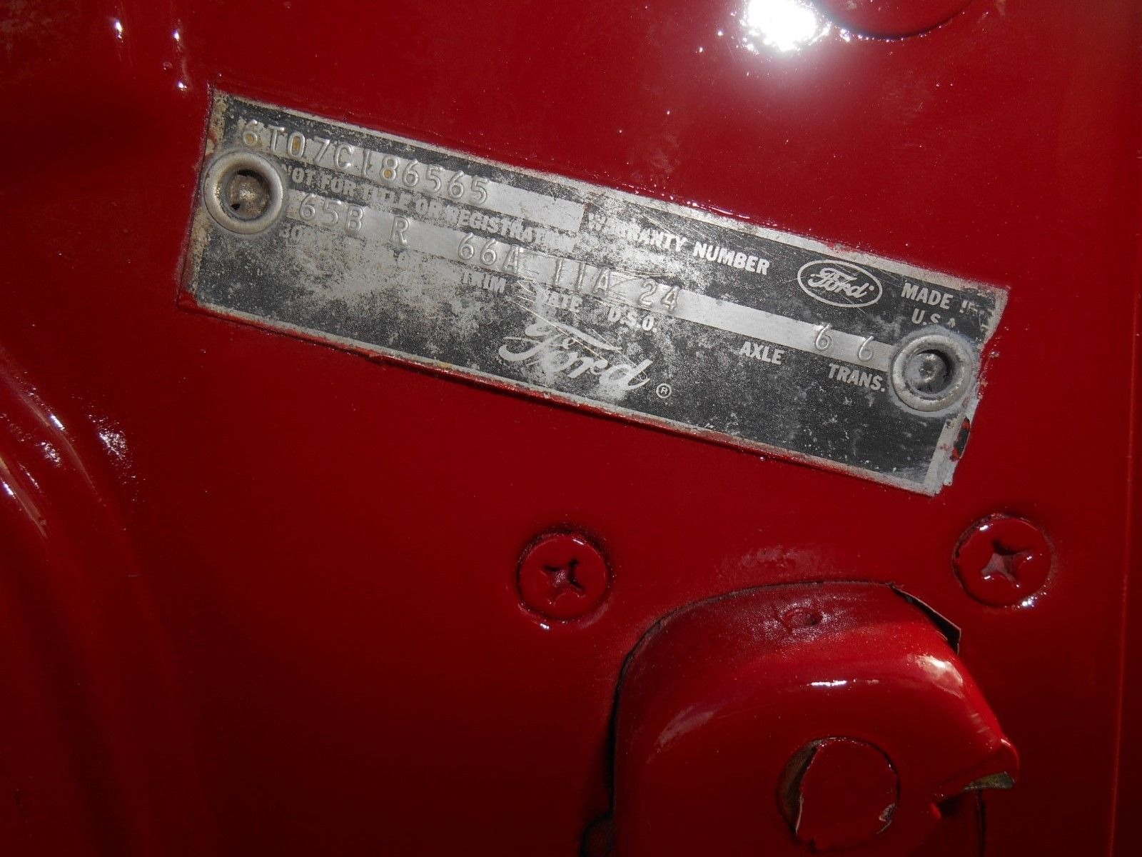 Used 1966 Ford Mustang -DELUXE CANDY APPLE RED-289 ENGINE WITH MANUAL TRANS-FLORIDA PONY CLASSIC- | Mundelein, IL