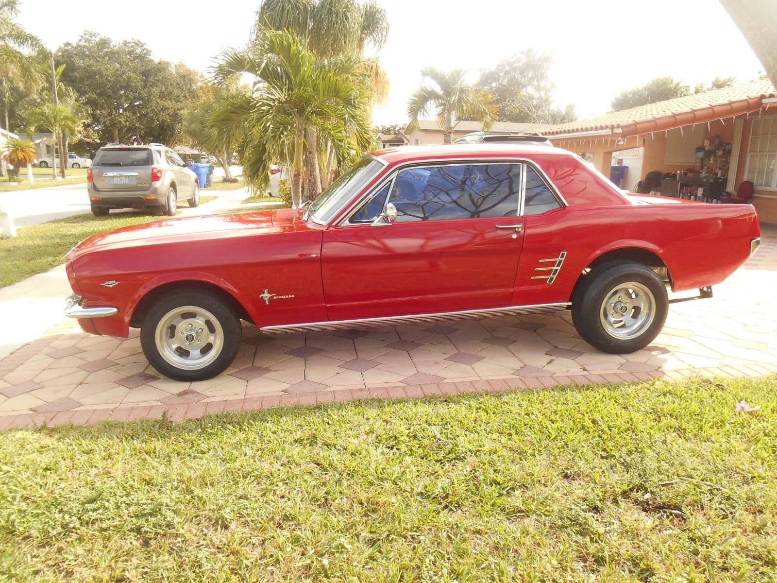Used 1966 Ford Mustang -DELUXE CANDY APPLE RED-289 ENGINE WITH MANUAL TRANS-FLORIDA PONY CLASSIC- | Mundelein, IL