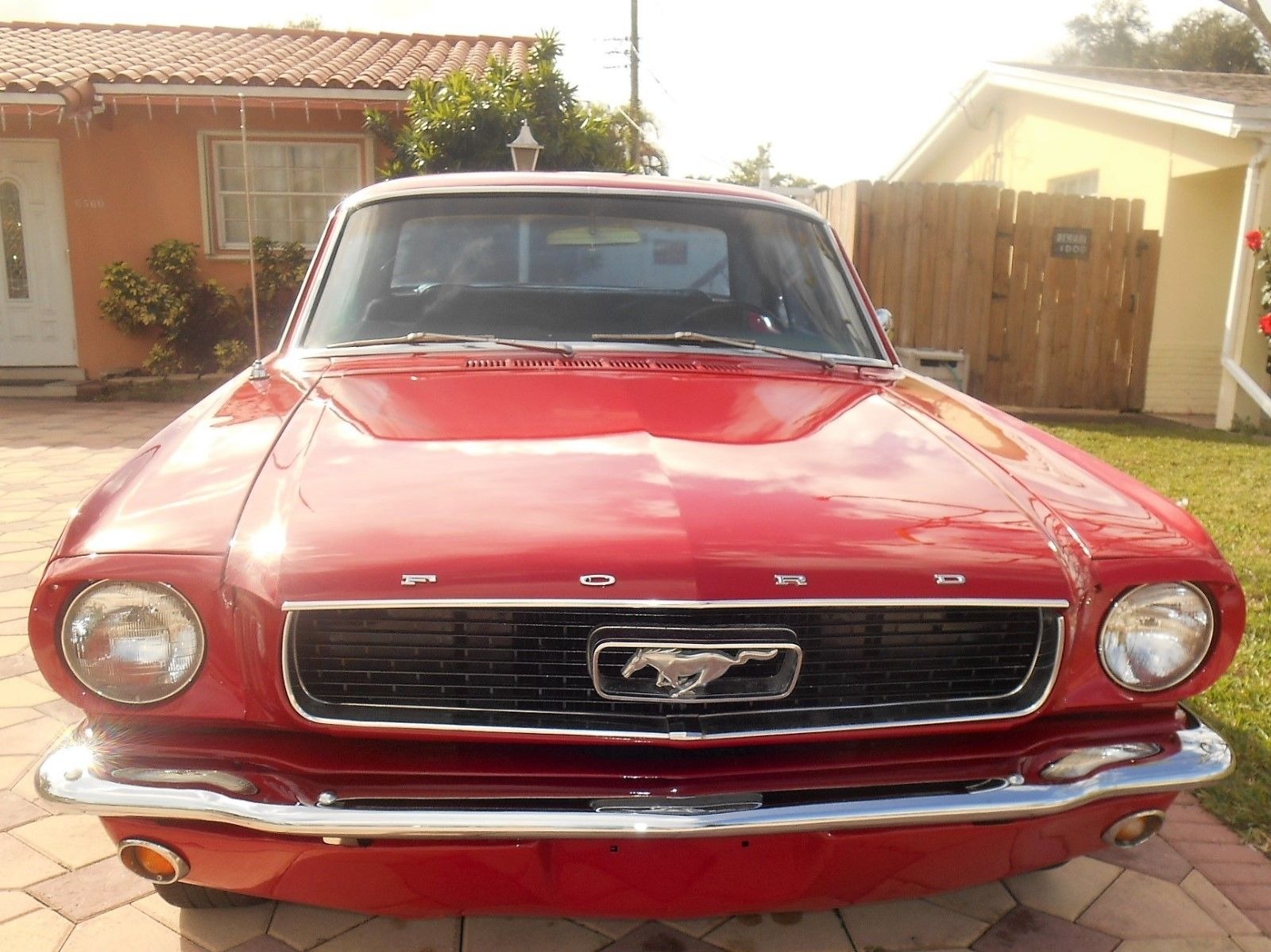 Used 1966 Ford Mustang -DELUXE CANDY APPLE RED-289 ENGINE WITH MANUAL TRANS-FLORIDA PONY CLASSIC- | Mundelein, IL
