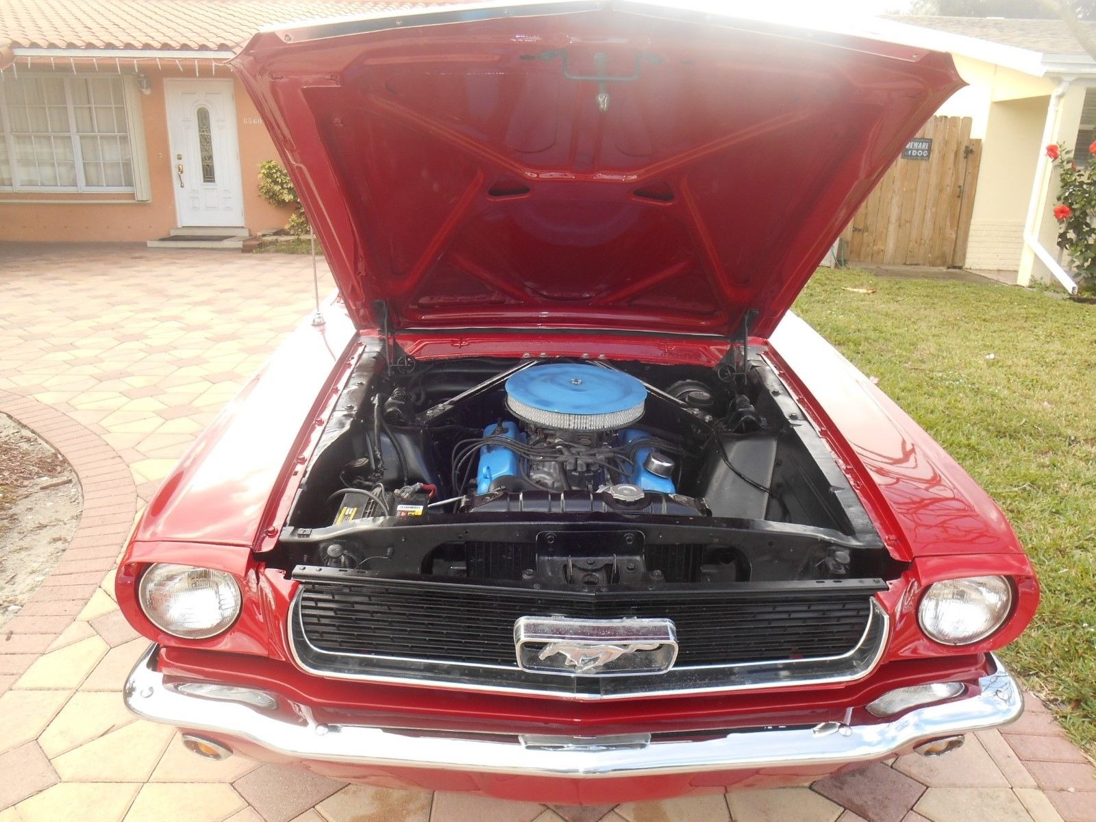 Used 1966 Ford Mustang -DELUXE CANDY APPLE RED-289 ENGINE WITH MANUAL TRANS-FLORIDA PONY CLASSIC- | Mundelein, IL