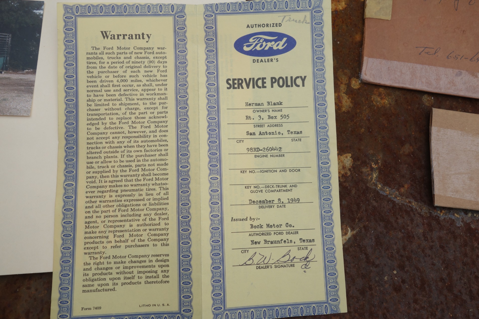 Used 1949 Ford F2 -PICKUP-ORIGINAL PATINA PAINT- 4-SPEED/V8-VIDEO | Mundelein, IL