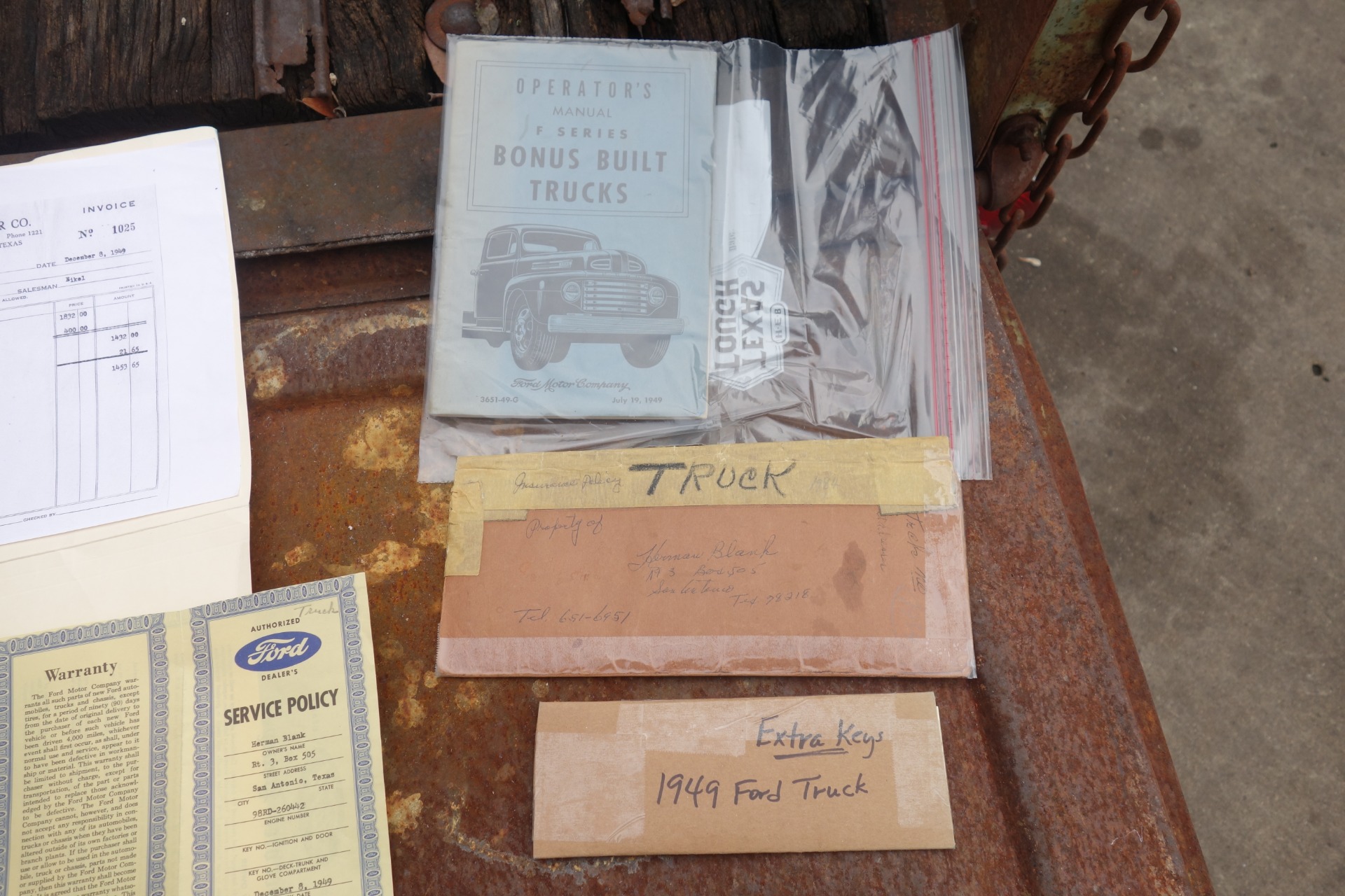 Used 1949 Ford F2 -PICKUP-ORIGINAL PATINA PAINT- 4-SPEED/V8-VIDEO | Mundelein, IL