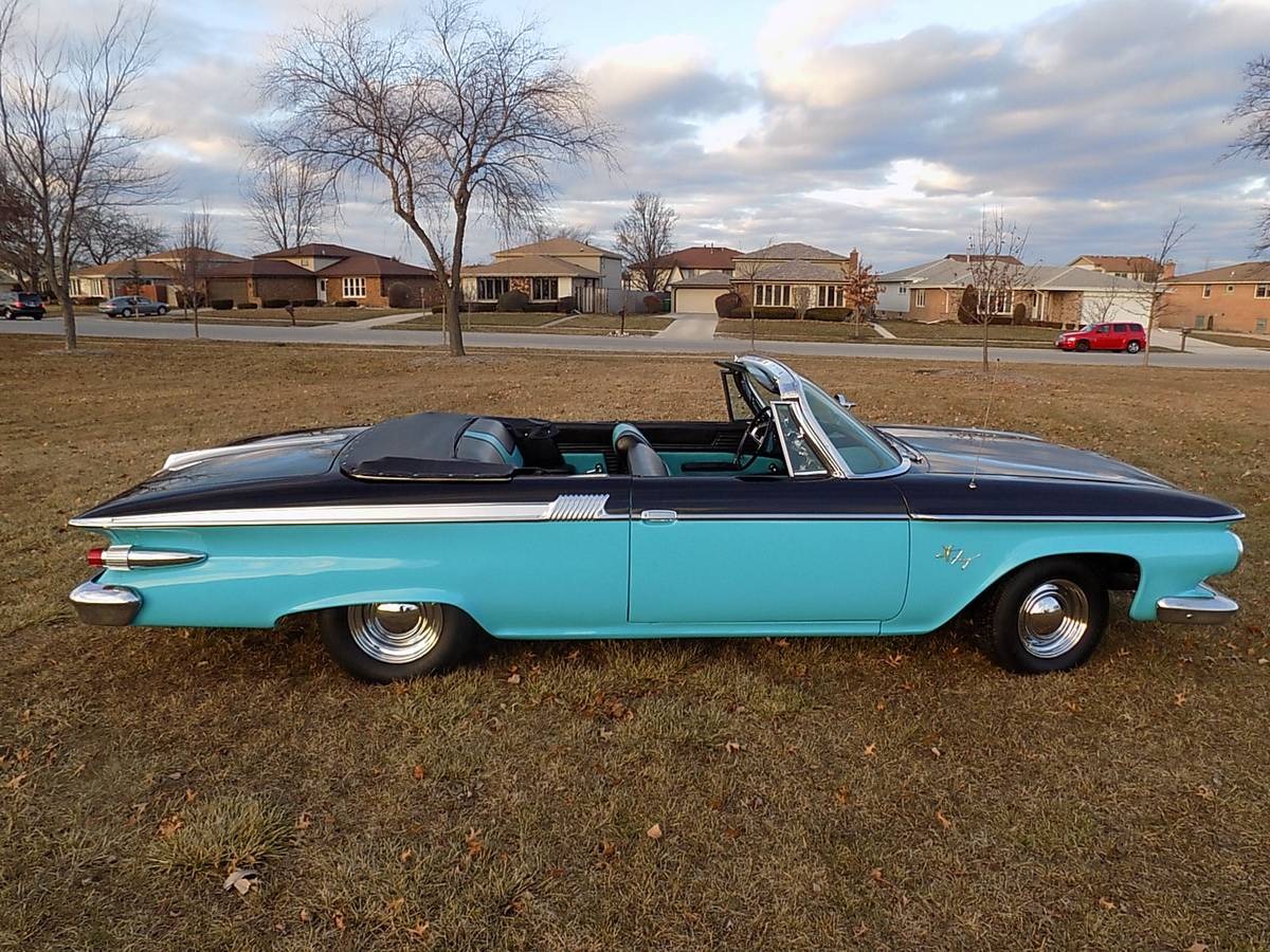Used 1961 Plymouth Sport Fury -Blue Beauty-Top down Convertible-Fun Classic car- | Mundelein, IL