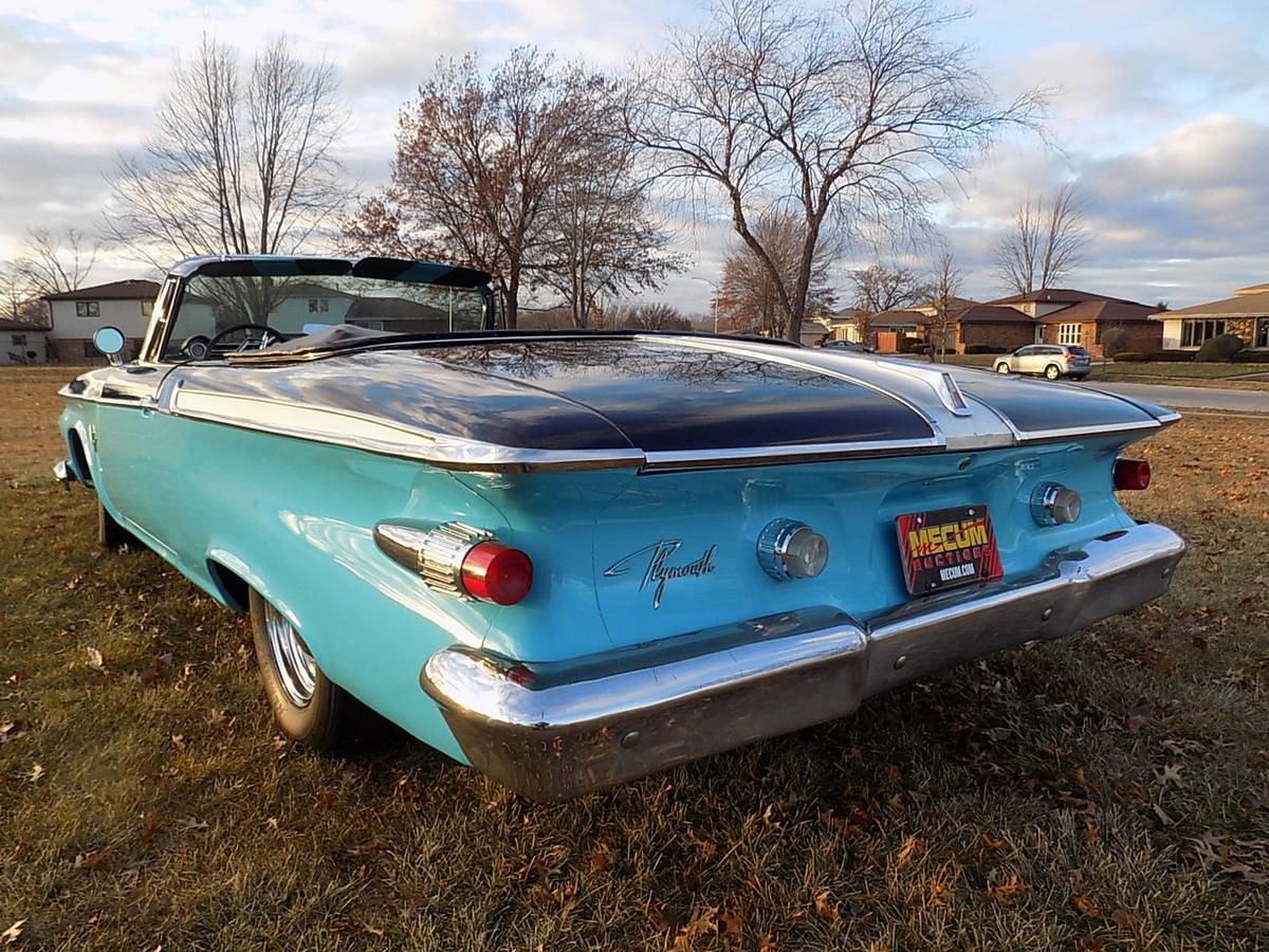 Used 1961 Plymouth Sport Fury -Blue Beauty-Top down Convertible-Fun Classic car- | Mundelein, IL