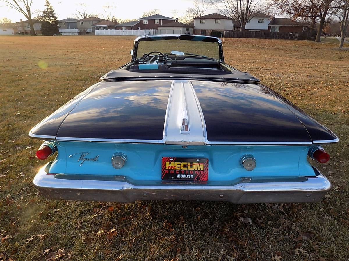 Used 1961 Plymouth Sport Fury -Blue Beauty-Top down Convertible-Fun Classic car- | Mundelein, IL