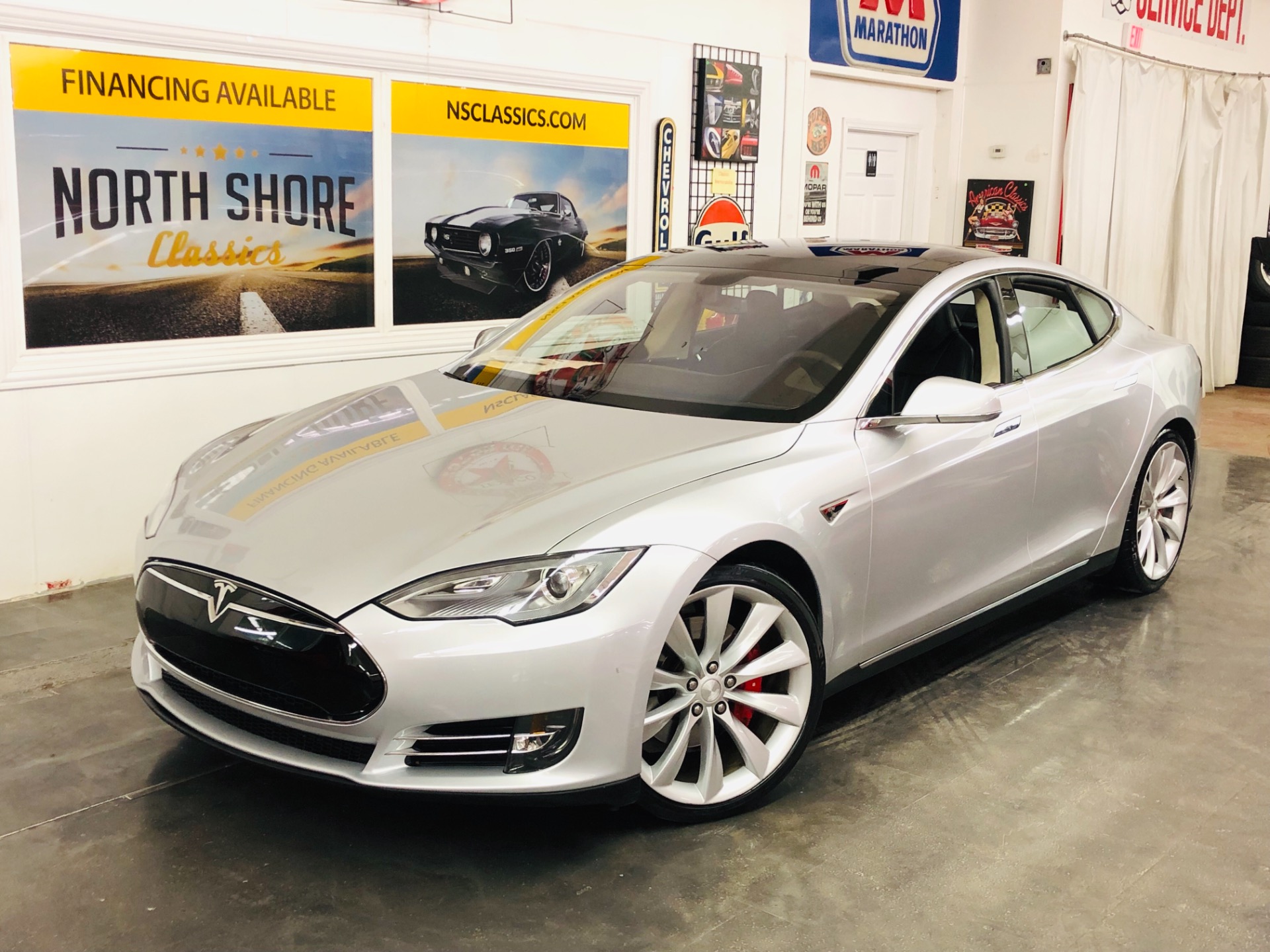 Used 2014 Tesla Model S P85+-ONLY 22,919 MILES-1 OWNER-CLEAN CARFAX-MSRP WAS $124,000- | Mundelein, IL