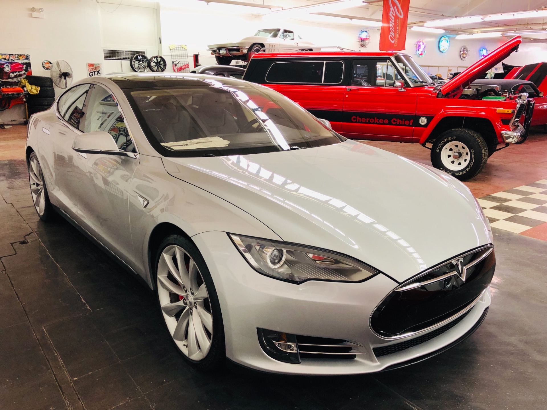 Used 2014 Tesla Model S P85+-ONLY 22,919 MILES-1 OWNER-CLEAN CARFAX-MSRP WAS $124,000- | Mundelein, IL