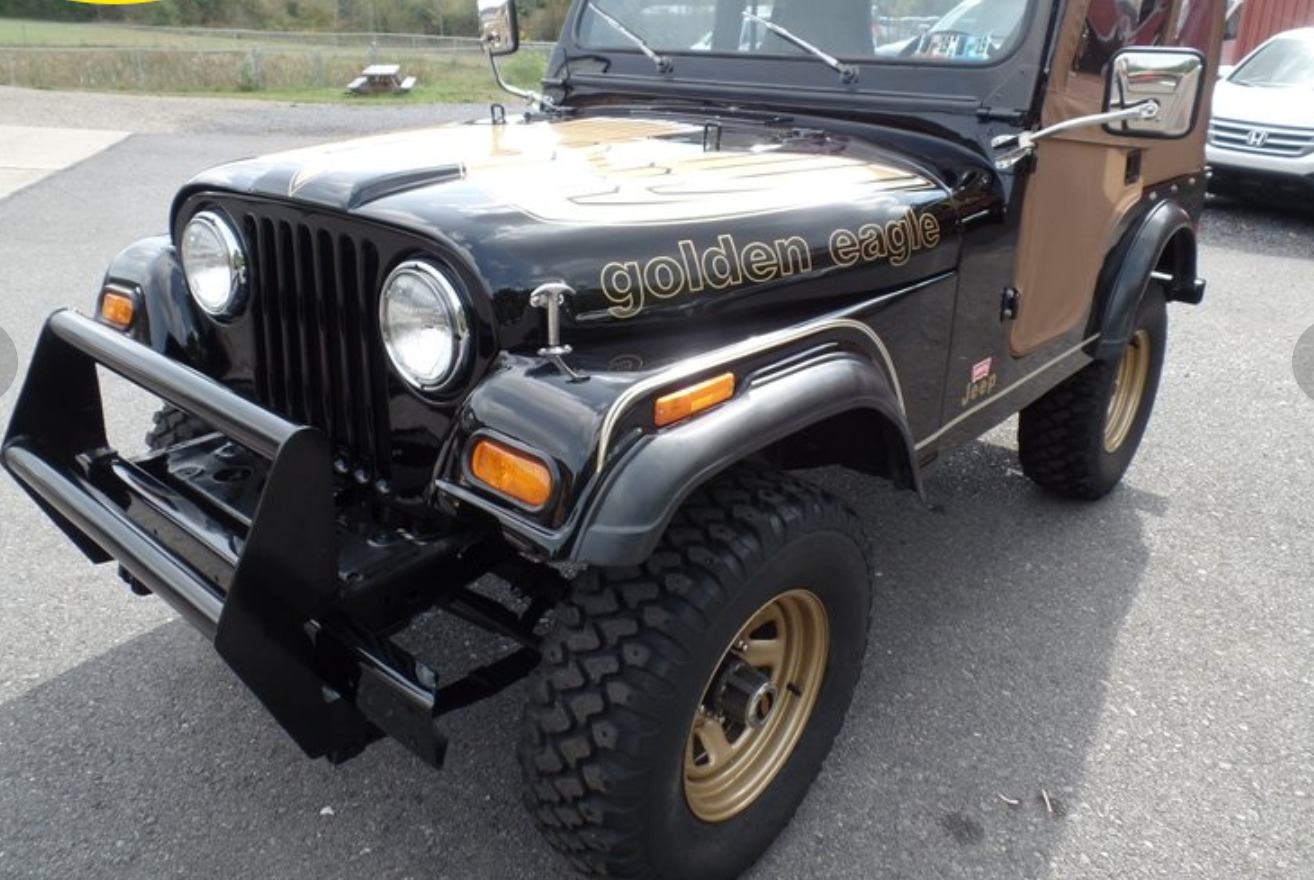 Used 1978 Jeep CJ-5 -GOLDEN EAGLE-SOFT TOP-FIBERGLASS BODY-304 V8- DOCUMENTED | Mundelein, IL
