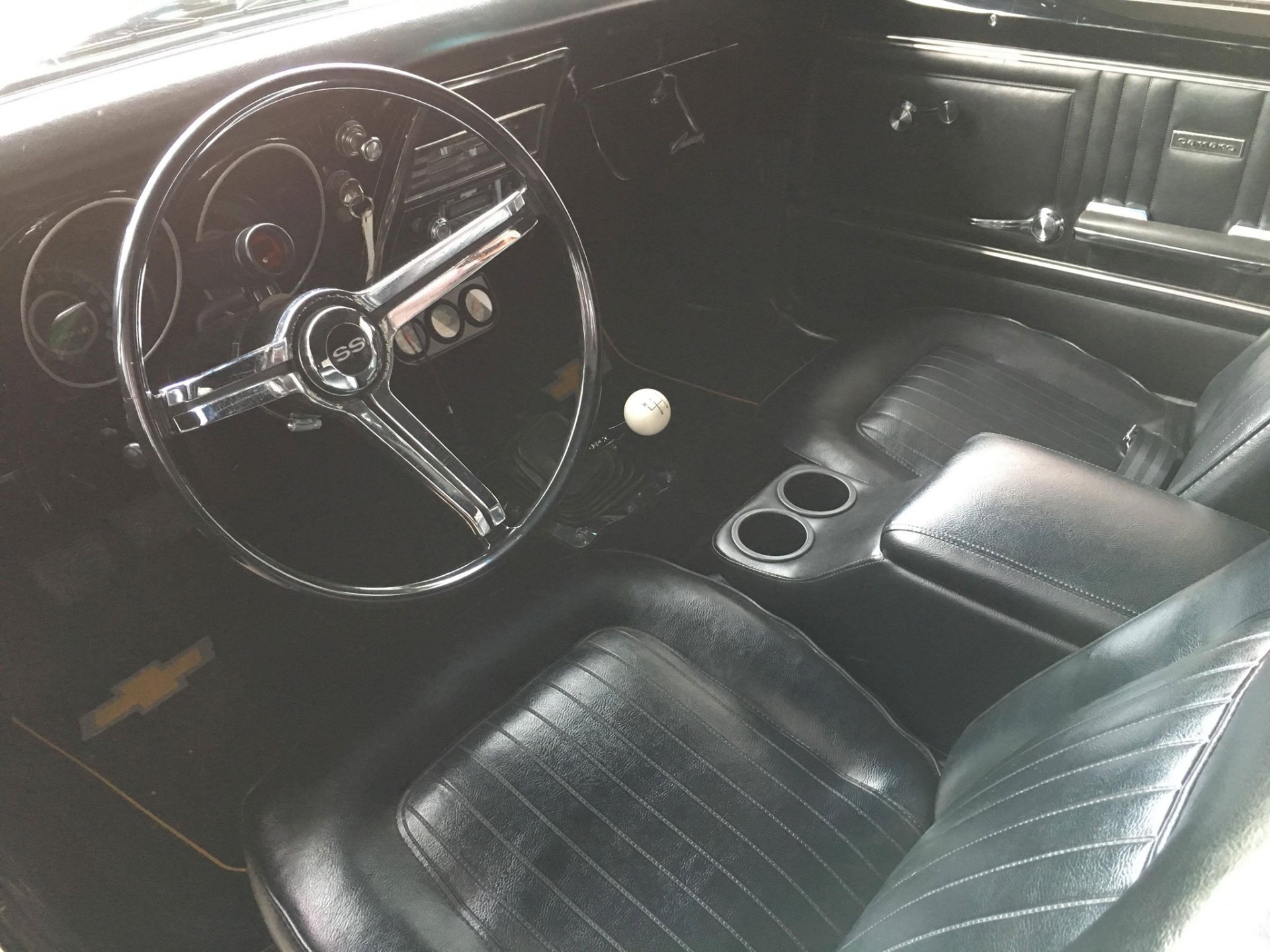 Used 1967 Chevrolet Camaro -SS- FRESH SMALL BLOCK 355-P/S- P/B-FACTORY BLACK ON BLACK-VIDEO | Mundelein, IL