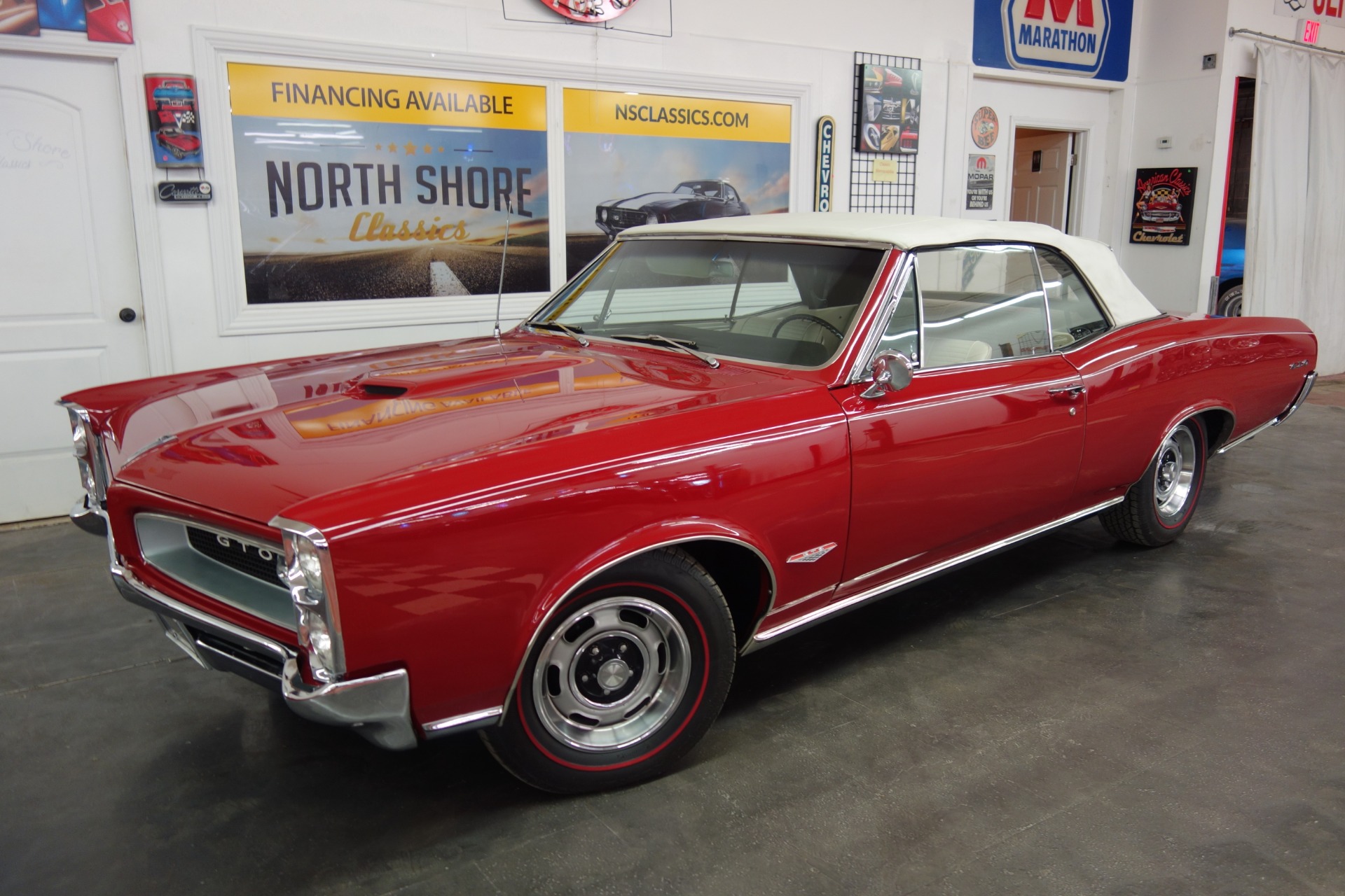 Used 1966 Pontiac GTO -CONVERTIBLE-389 TRI POWER-5 SPEED CLASSIC-WARRANTY AVAILABLE-SEE VIDEO | Mundelein, IL