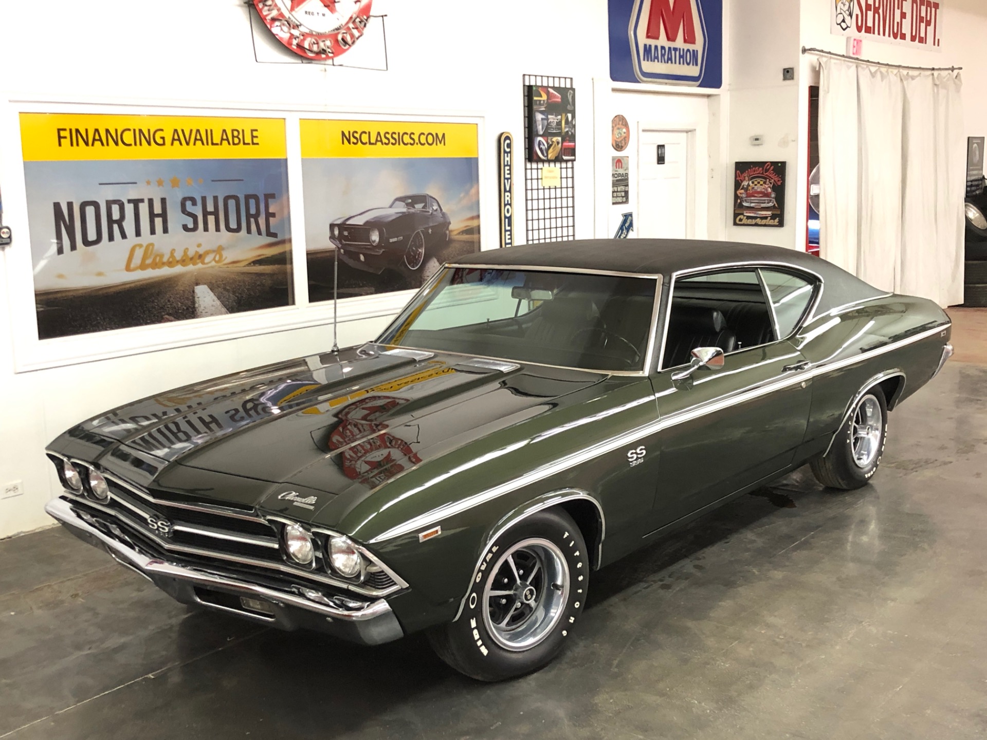 Used 1969 Chevrolet Chevelle -SS396-PRICE DROP - FATHOM GREEN-NUMBERS MATCHING - HIGH END RESTORATION-SE | Mundelein, IL