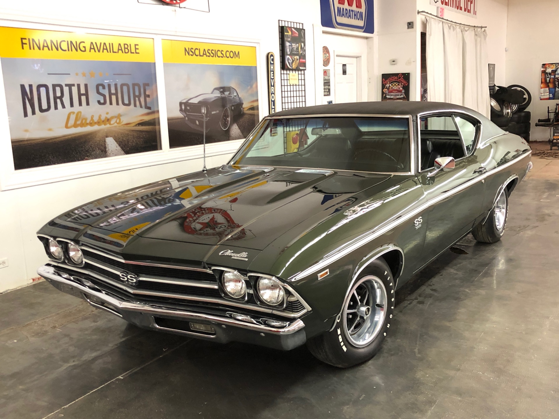 Used 1969 Chevrolet Chevelle -SS396-PRICE DROP - FATHOM GREEN-NUMBERS MATCHING - HIGH END RESTORATION-SE | Mundelein, IL