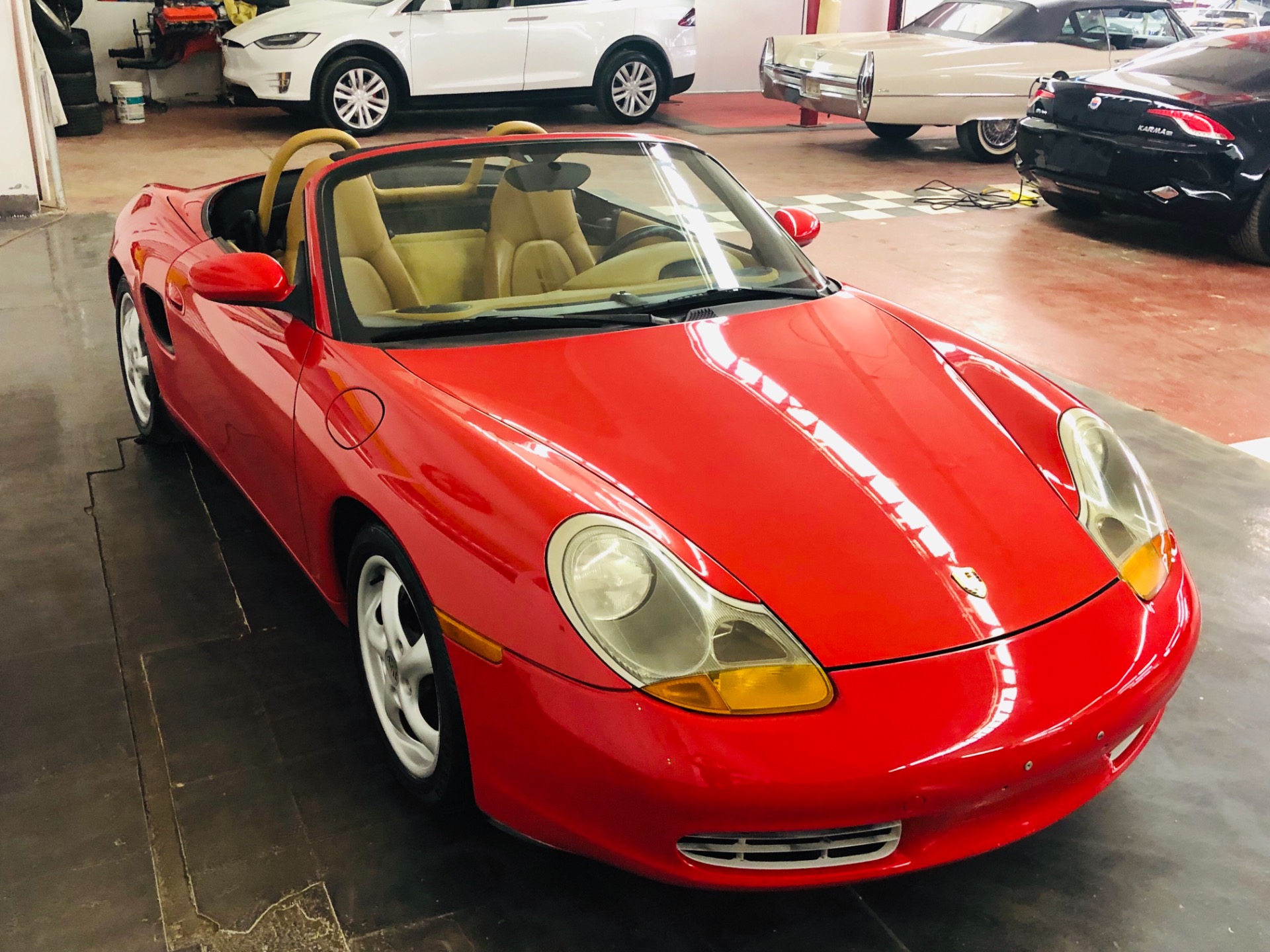 Used 1999 Porsche Boxster -CONVERTIBLE-LOW MILES-CLEAN CARFAX- RED AND SHARP!-SEE VIDEO | Mundelein, IL