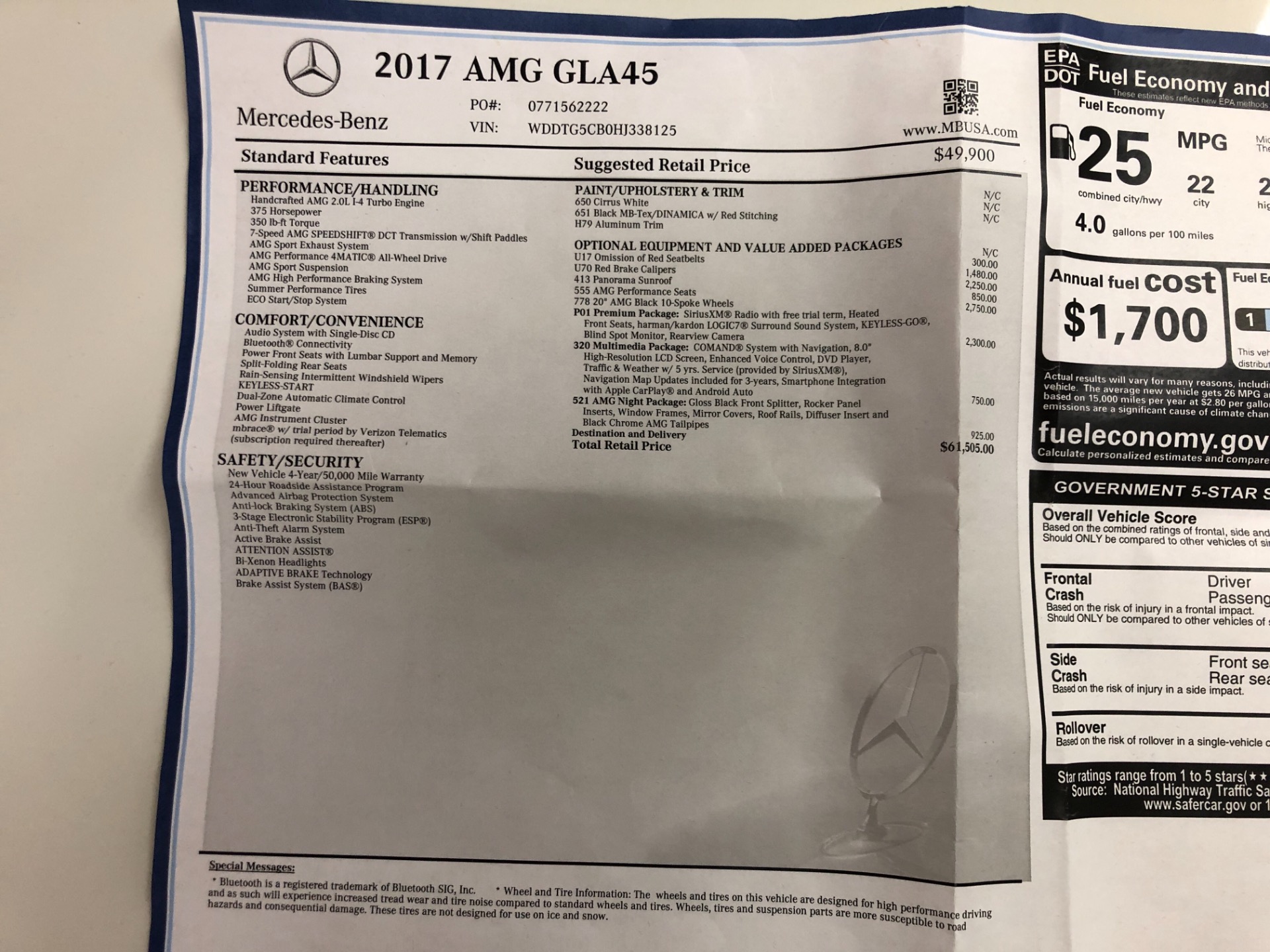 Used 2017 Mercedes Benz GLA AMG GLA 45-TURBO-FACTORY WARRANTY-ONE OWNER-CLEAN CARFAX- | Mundelein, IL