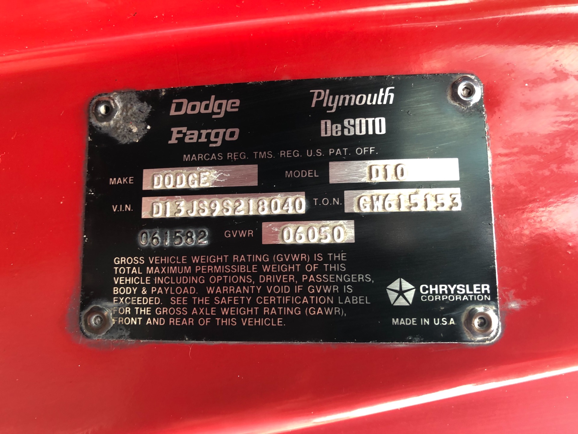 Used 1979 Dodge Pickup -REAL DEAL- LIL RED EXPRESS-POWER WAGON SEE VIDEO | Mundelein, IL
