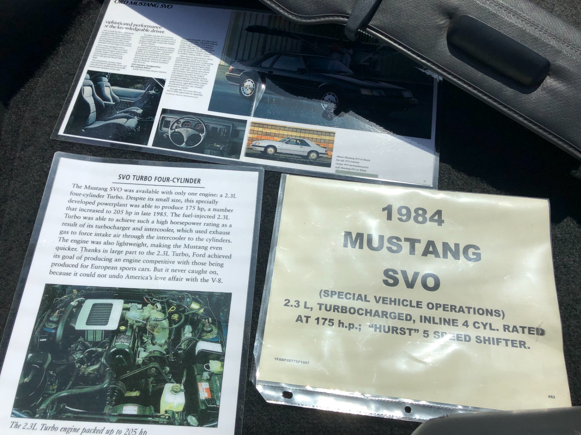 Used 1984 Ford Mustang -SVO-FACTORY TURBO ENGINE-RARE CLASSIC-SEE VIDEO | Mundelein, IL