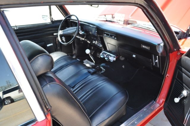 Used 1972 Chevrolet Nova -AC-SHARP SLICK RED PAINT-SOLID HURST 4 SPD-MUSCLE RELIABLE- | Mundelein, IL