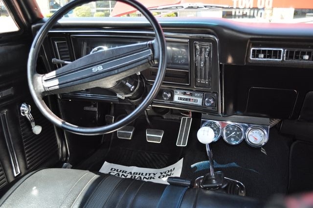 Used 1972 Chevrolet Nova -AC-SHARP SLICK RED PAINT-SOLID HURST 4 SPD-MUSCLE RELIABLE- | Mundelein, IL